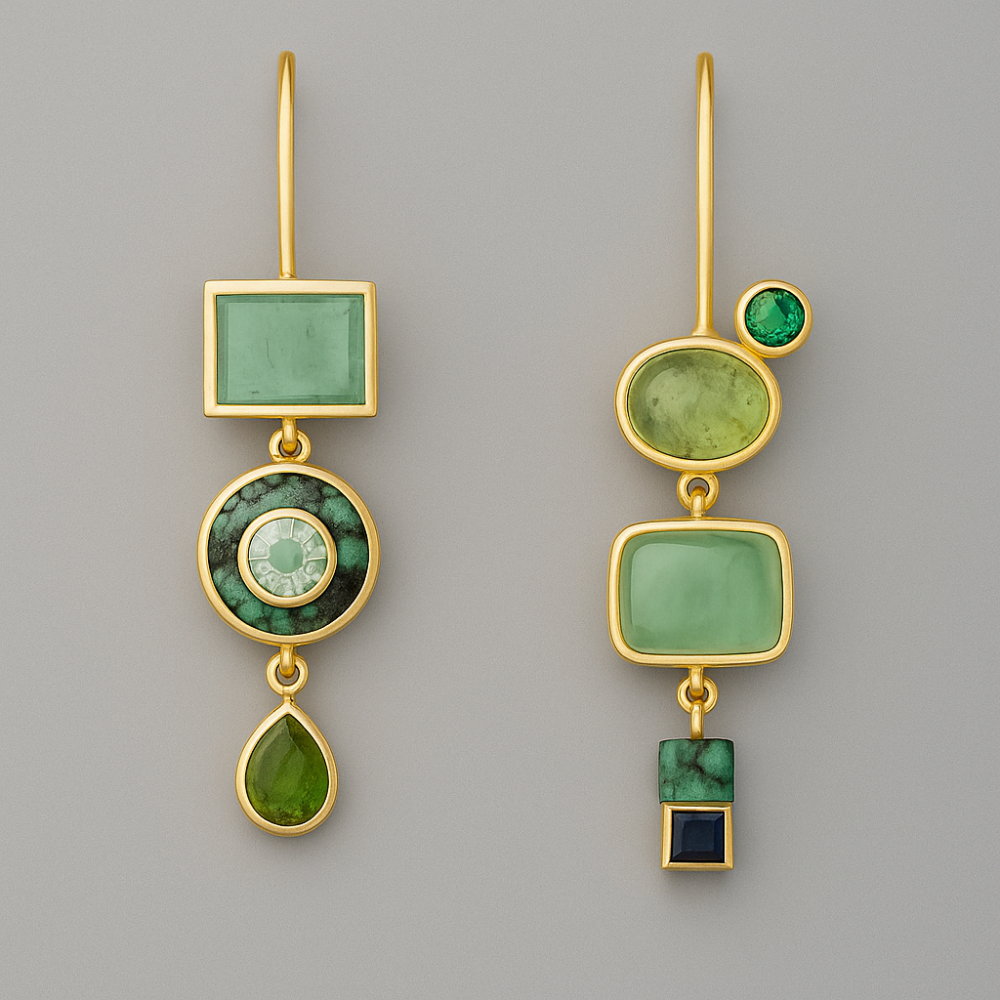 Green Vintage Earrings